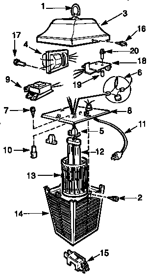 bug zapper parts