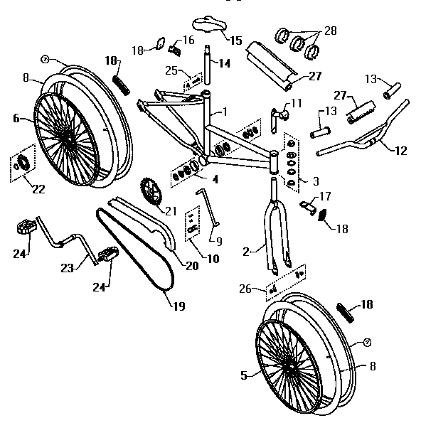 Huffy 13674 Cycling Parts | Sears PartsDirect