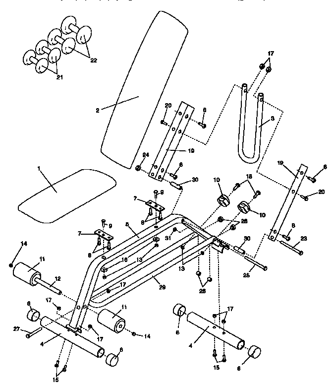 Looking For Weider Model Wb1751 Weight System Repair Replacement