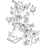 Craftsman 917251551 front-engine lawn tractor parts ...