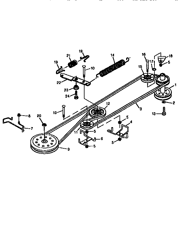 Craftsman Lawn Mower Drive Belt Diagram General Wiring Diagram
