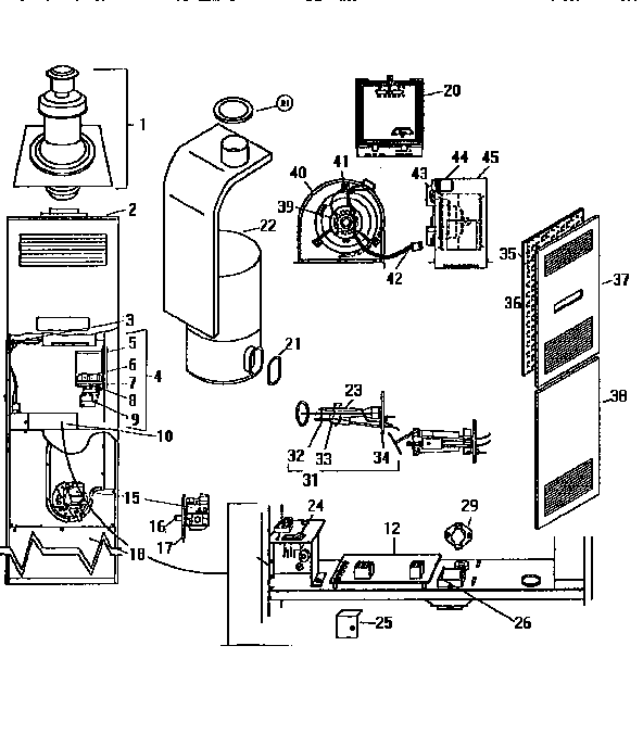 COLEMAN / EVCON IND. Furnace Functional replacement Parts | Model