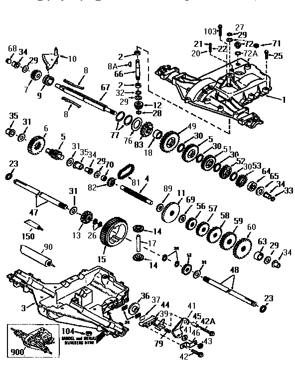 peerless model 930 054a transaxle transmission, tractor genuine parts Peerless Hydrostatic Transmission Parts