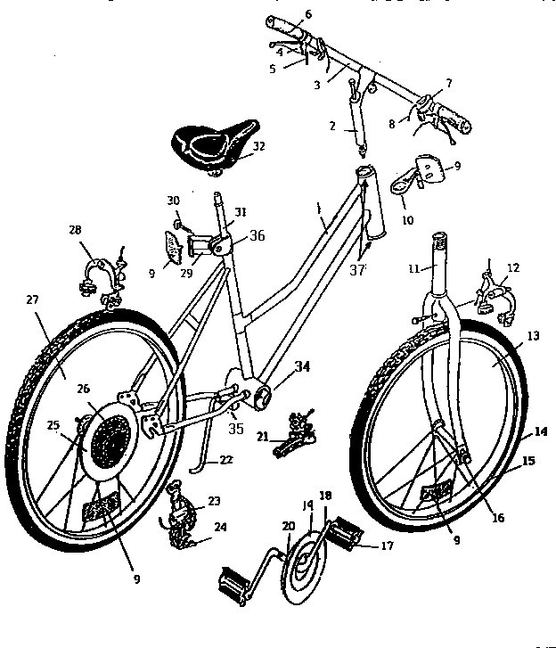 Looking For Huffy Model 16590 Cycling Repair & Replacement Parts?