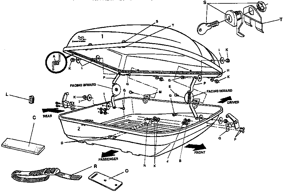 sears luggage carrier