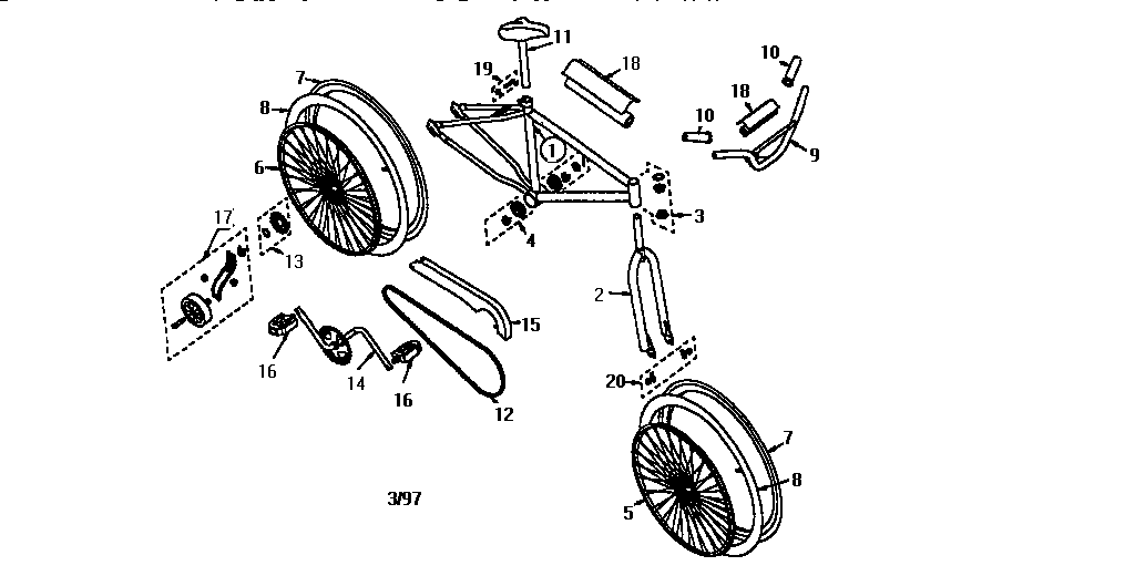 Huffy 11986 Cycling Parts | Sears Parts Direct