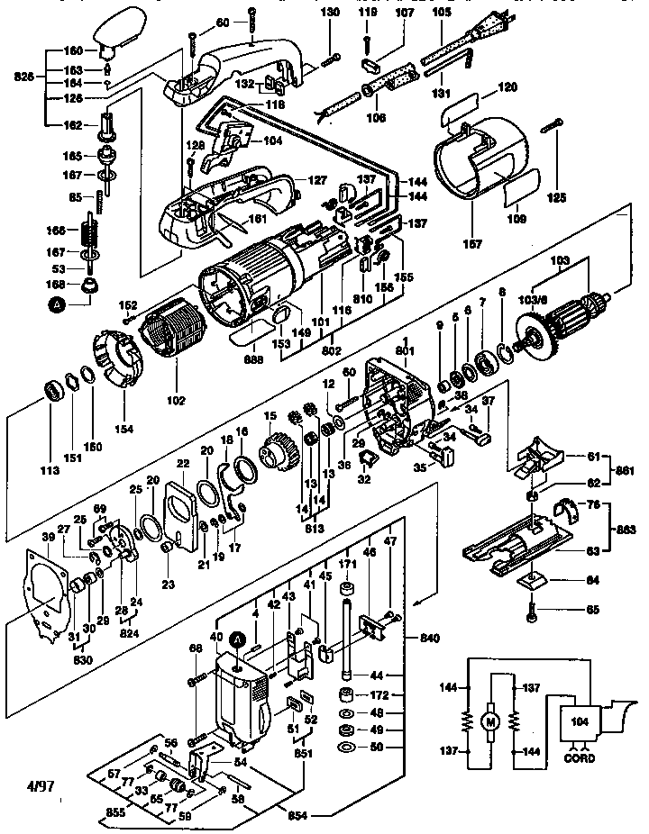 Looking For Bosch Model 0601587639 Reciprocating Saw Repair