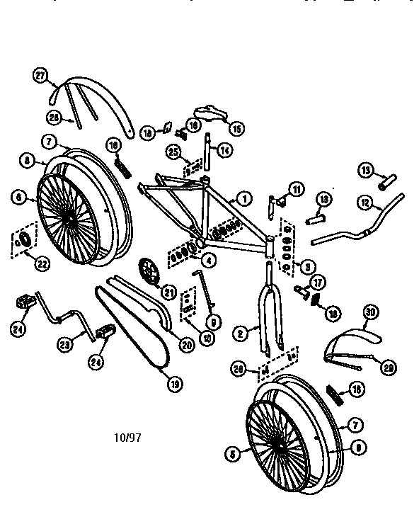 Huffy 16458 Cycling Parts | Sears PartsDirect