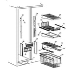 GE TPX24BRYFBB side-by-side refrigerator parts | Sears PartsDirect