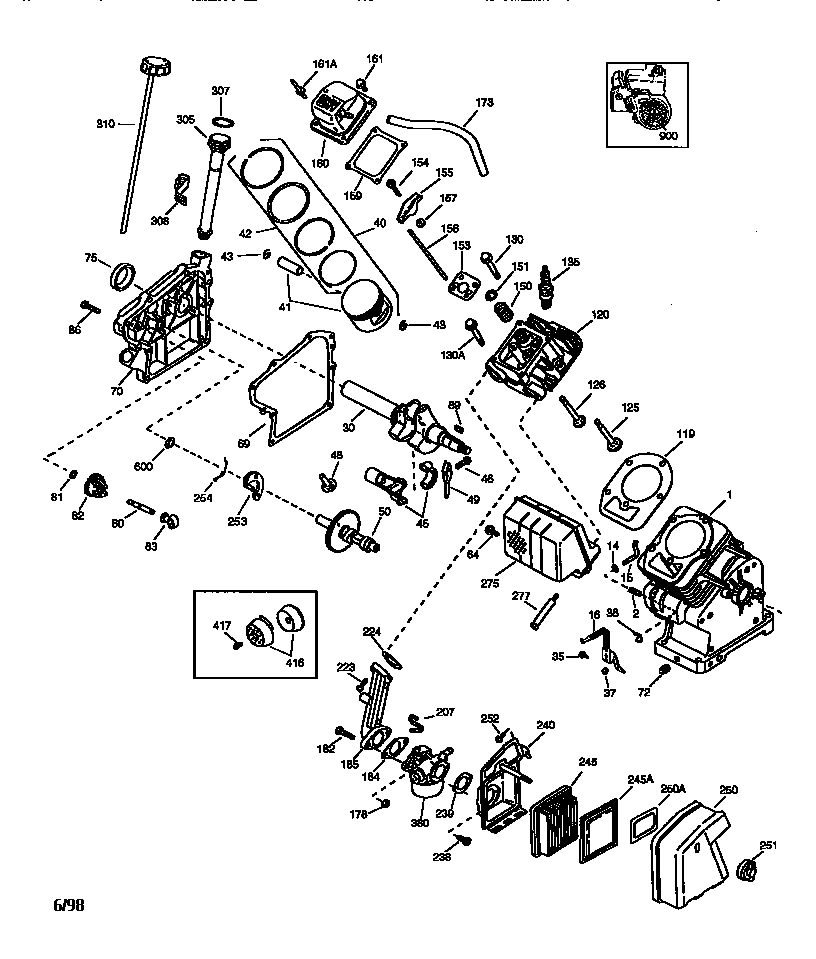 Tecumseh Ohh50 68023g Parts Diagrams