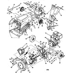 MTD 12A495D099 chipper/shredder parts | Sears PartsDirect