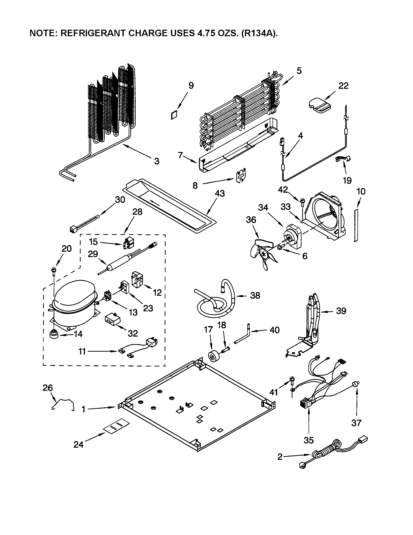 Gladiator Refrigerator Repair Parts