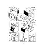 Goldstar GWHD6507R room air conditioner parts | Sears PartsDirect