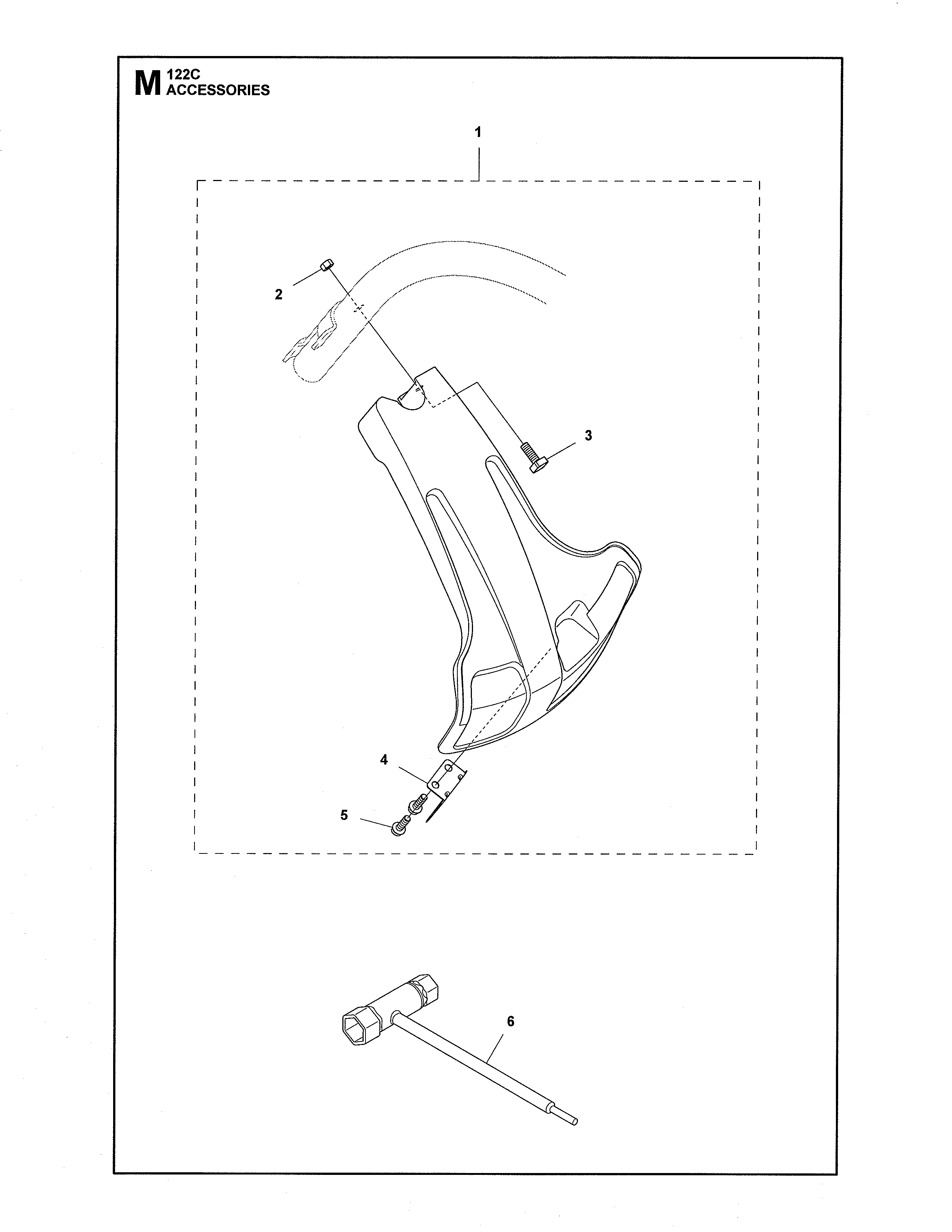 husqvarna 122c attachments