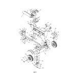Looking for MTD model 24AF501D700 log splitter repair & replacement parts?