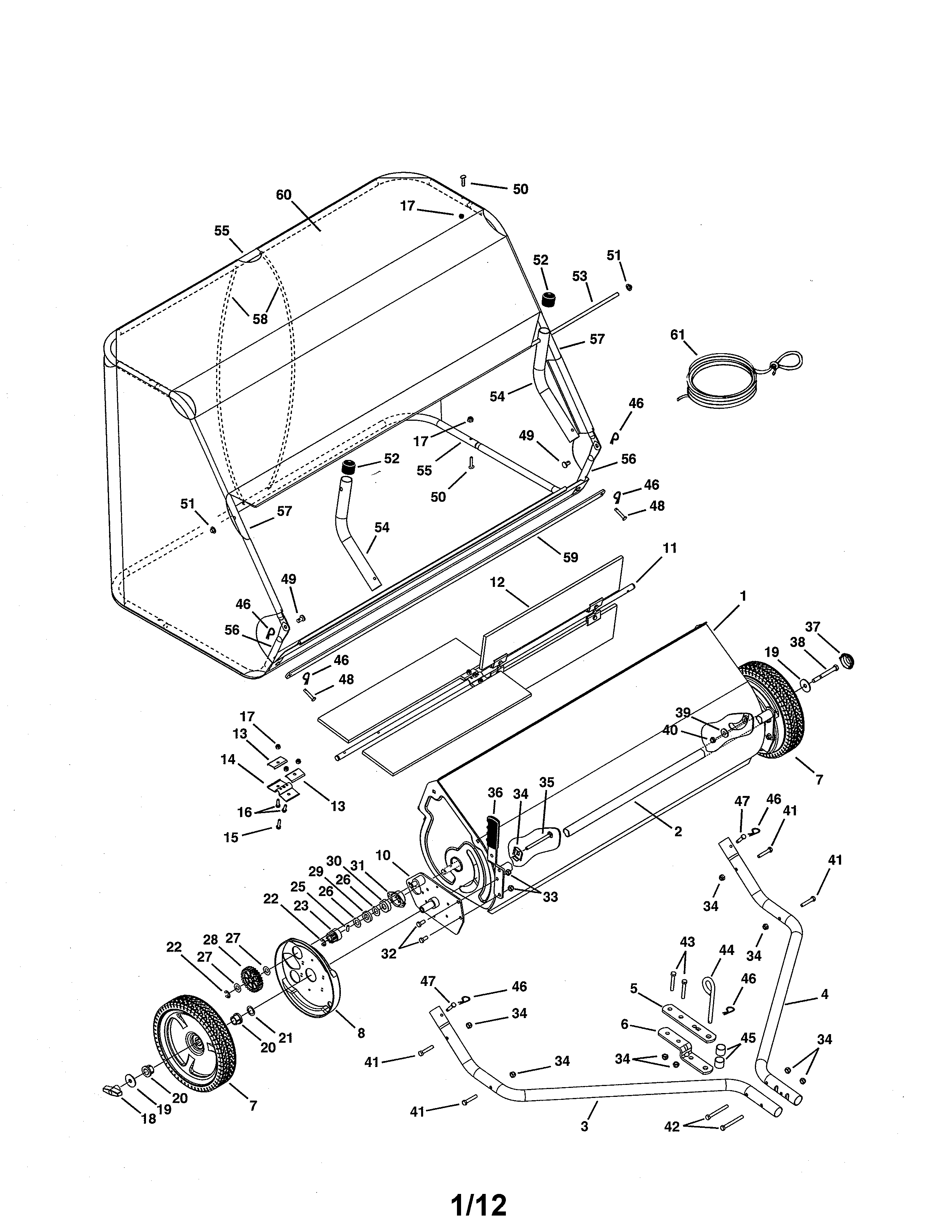 Ohio Steel Lawn Sweeper Parts Diagram