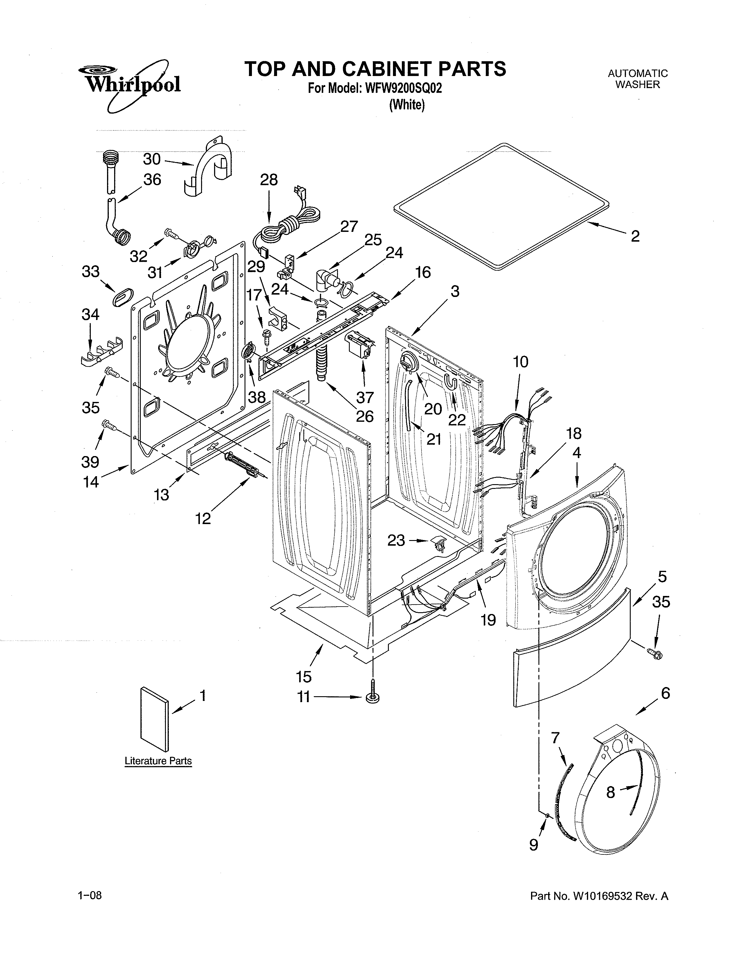 Parts List For Whirlpool Duet Sport Dryer