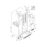 Frigidaire FFHS2611LW7 side-by-side refrigerator parts | Sears PartsDirect