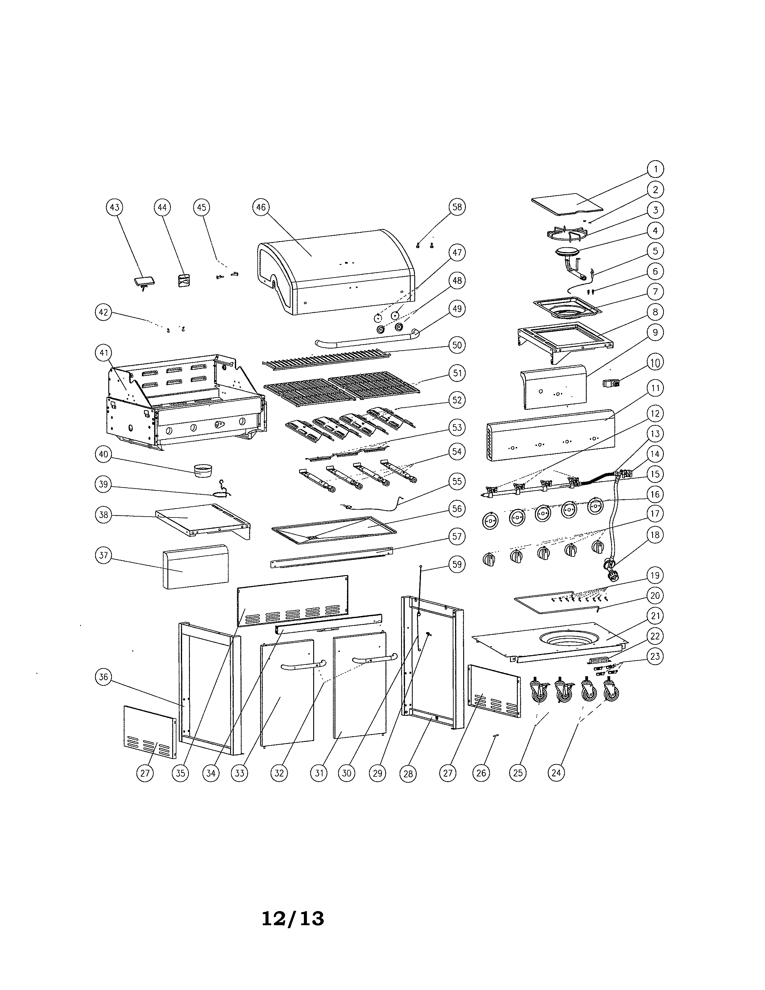 Kenmore Gas Grill Parts Manual Reviewmotors.co