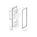 GE GSH25JGDDWW side-by-side refrigerator parts | Sears PartsDirect