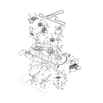 Husqvarna LGT2654-96043018300 front-engine lawn tractor parts | Sears ...