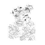 Husqvarna YTH24V48-96043018200 front-engine lawn tractor parts | Sears