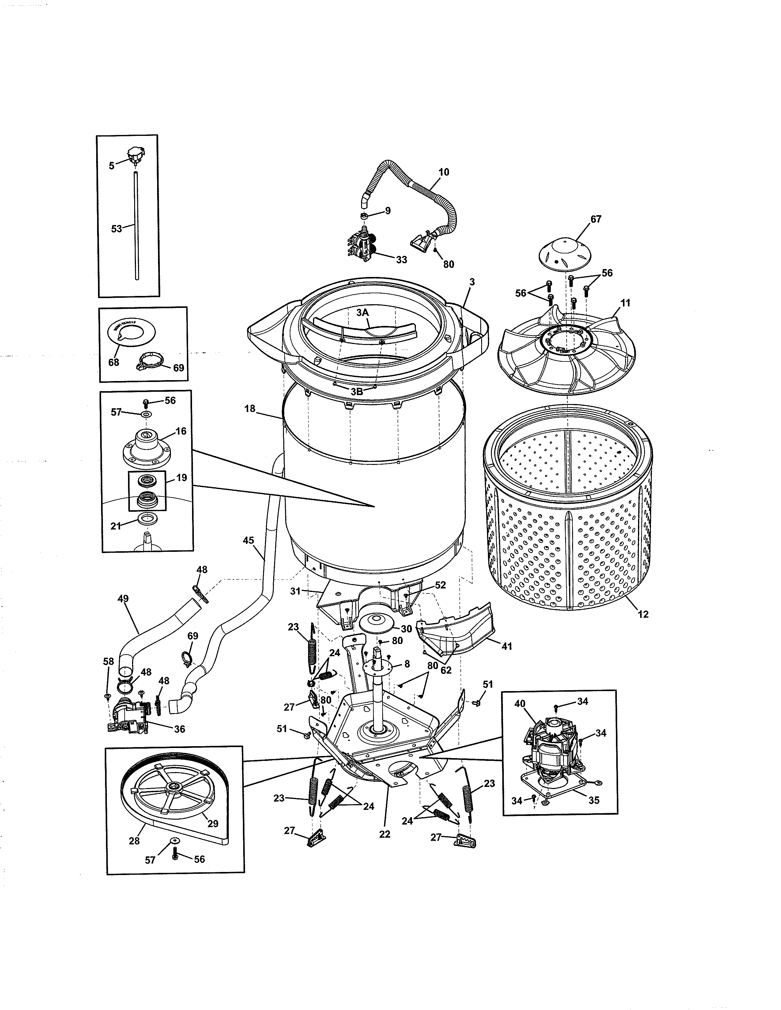 FRIGIDAIRE Model FFLE1011MW2 LAUNDRY CENTER