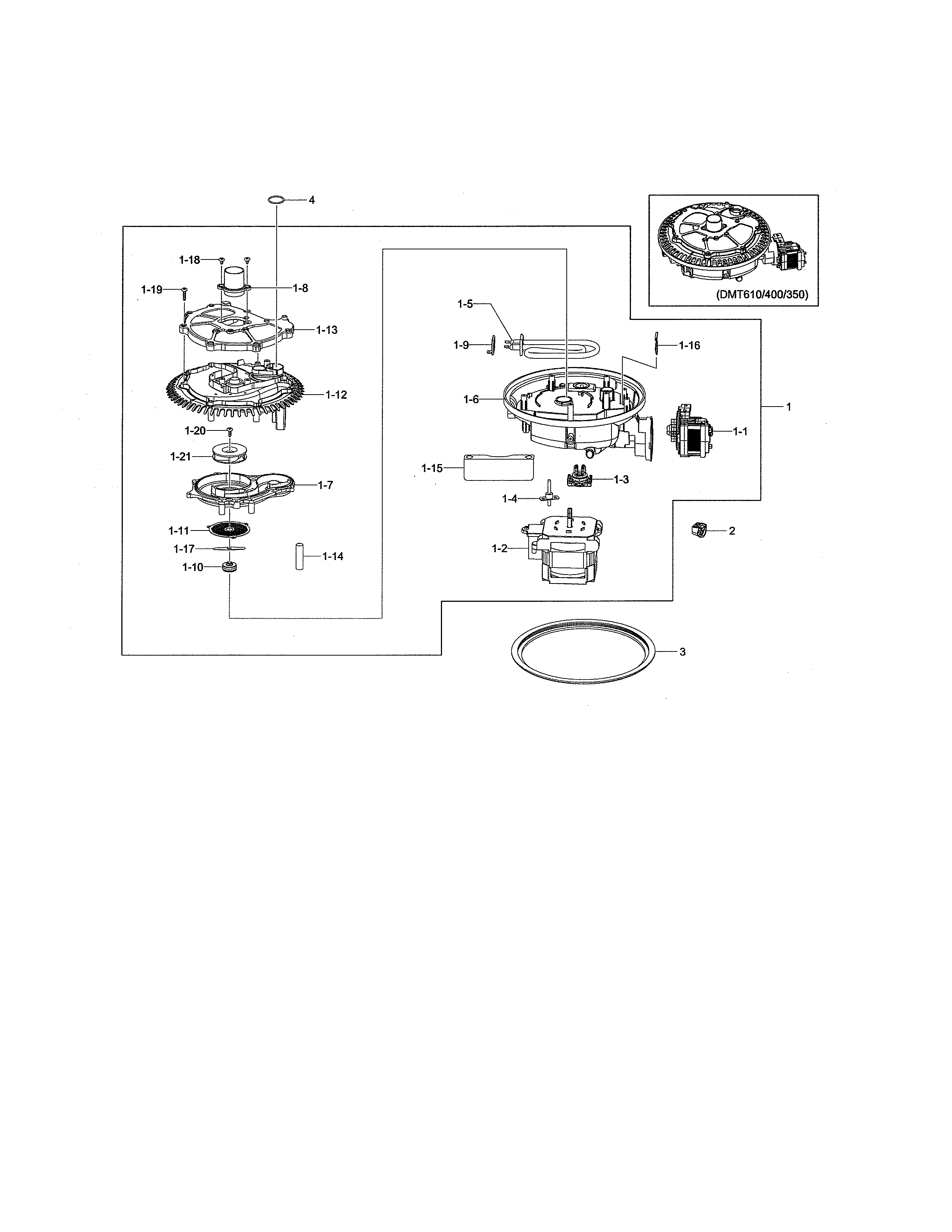 samsung dishwasher dmt610rhs