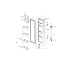 Samsung RS263BBWP/XAA-00 side-by-side refrigerator parts | Sears