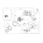 Samsung DV45H7000GP/A3-00 dryer parts | Sears PartsDirect