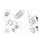 Samsung DVE45N5300V/A3-00 dryer parts | Sears PartsDirect