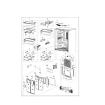Samsung RF18HFENBSG/US-00 bottom-mount refrigerator parts | Sears