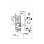 Samsung RF18HFENBSG/US-00 bottom-mount refrigerator parts | Sears