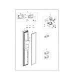 Samsung RS25J500DSR/AA-01 side-by-side refrigerator parts | Sears