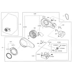 Samsung DVE50M7450W/A3-00 dryer parts | Sears PartsDirect