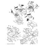 Husqvarna YTH20K4696043027700 frontengine lawn tractor parts Sears