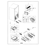 Samsung RF263BEAESG/AA-04 bottom-mount refrigerator parts | Sears