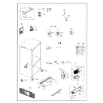 Samsung RF263BEAESG/AA-04 bottom-mount refrigerator parts | Sears ...