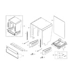 Samsung DW80K7050UG/AA-02 dishwasher parts | Sears PartsDirect