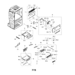Samsung RF25HMEDBSR/AA-10 bottom-mount refrigerator parts | Sears