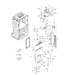 Samsung RF25HMEDBSR/AA-10 bottom-mount refrigerator parts | Sears ...