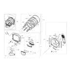 Samsung DVE50R5200W/A3-00 dryer parts | Sears PartsDirect