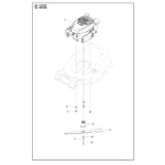 Husqvarna 96794980100 gas walk-behind mower parts | Sears PartsDirect