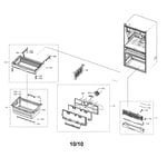 Samsung RF28R7351SG/AA-00 bottom-mount refrigerator parts | Sears