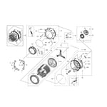 Samsung WF45R6100AC/US-00 washer parts | Sears PartsDirect