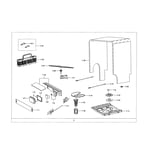 Samsung DW80R2031US/AA-00 dishwasher parts | Sears PartsDirect