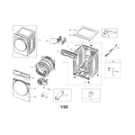 Samsung DVE45R6100C/A3-00 dryer parts | Sears PartsDirect