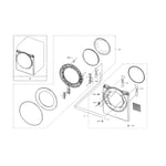 Samsung DVE45R6100C/A3-00 dryer parts | Sears PartsDirect