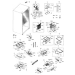 Samsung Rf263beaesr Aa-07 Bottom-mount Refrigerator Parts 