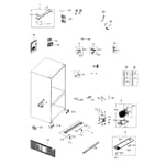 Samsung RF263BEAESR/AA-07 bottom-mount refrigerator parts | Sears ...